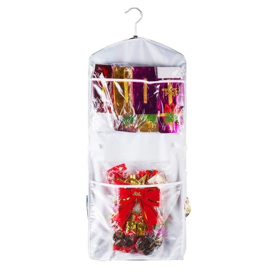 Elf Stor Double Sided Deluxe Hanging Gift Wrap And Bag Organizer Combo 2 Elf Stor Double Sided Deluxe Hanging Gift Wrap And Bag Organizer Combo - Image 2