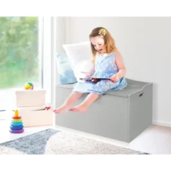 Bench Top Toy Box - Gray 11 Bench Top Toy Box - Gray -IRIS Storage Deals Store GUEST 6e08488b 5d3a 49a1 aaee 86dd07b0298a