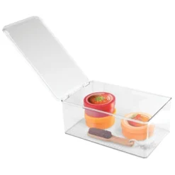 MDesign Stackable Bathroom Storage Bin Box With Lid -IRIS Storage Deals Store GUEST 6e4bc8cb 44f1 42e3 92f2 b9ece0dcfd64