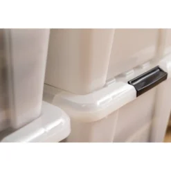 IRIS 45qt Stack And Pull Storage Bin Clear -IRIS Storage Deals Store GUEST 6f00056e c602 4b75 9c8c 44058be32c5e