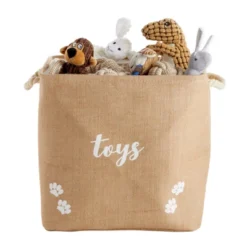 Juvale Pet Toy Storage Basket With Handles, Foldable Jute Bin (15 X 12 X 14 Inches) 10 Juvale Pet Toy Storage Basket With Handles, Foldable Jute Bin (15 X 12 X 14 Inches) -IRIS Storage Deals Store GUEST 6fdff10c fa53 4646 b2d4 3349af8fb374