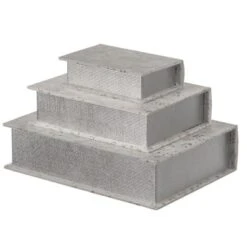 Vintiquewise Set Of 3 Velvet Vintage Storage Wooden Antique Classic Decorative Book Box Holder -IRIS Storage Deals Store GUEST 70731bb2 3782 45b0 875e 1f67a23e0bf2