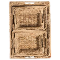 Design Imports Set Of 5 Natural Water Hyacinth Baskets -IRIS Storage Deals Store GUEST 70d09afe 1740 4f71 bef0 e3f1a94258e6