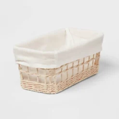 Tapered Woven Basket With Liner - Brightroom™ -IRIS Storage Deals Store GUEST 70e0a027 555f 4b93 8ec7 dfe36078892c