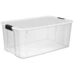 Sterilite Storage System Solution With 116 Quart Clear Stackable Storage Box Organization Containers With White Latching Lid 12 Sterilite Storage System Solution With 116 Quart Clear Stackable Storage Box Organization Containers With White Latching Lid -IRIS Storage Deals Store GUEST 7134e209 e871 4c7d 831f b7e53e601a06