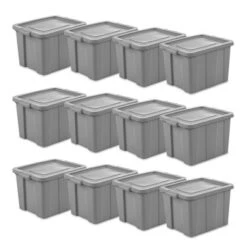 Sterilite Tuff1 18 Gallon Plastic Storage Tote Container Bin With Lid -IRIS Storage Deals Store GUEST 7223f78e fb4c 4ad1 a2bf ccb8df903101