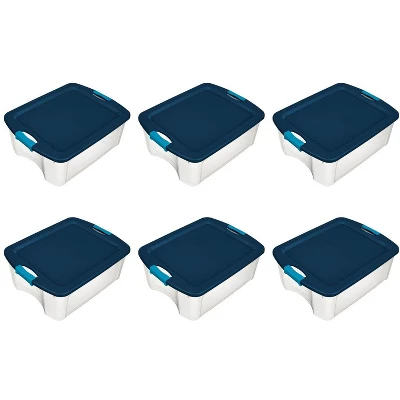 Sterilite 12 Gallon Latch And Carry Storage Tote Box Container 8 Sterilite 12 Gallon Latch And Carry Storage Tote Box Container - Image 8