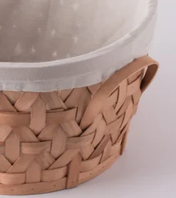 Vintiquewise Wooden Round Display Basket Bins, Lined With White Fabric, Food Gift Basket, Large 8 Vintiquewise Wooden Round Display Basket Bins, Lined With White Fabric, Food Gift Basket, Large -IRIS Storage Deals Store GUEST 73890b13 3dfc 44dd 935a efcc5e79d134