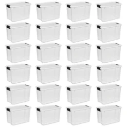 Sterilite 30 Quart Clear Plastic Stackable Storage Container Bin Box Tote With White Latching Lid Organizing Solution For Home & Classroom 15 Sterilite 30 Quart Clear Plastic Stackable Storage Container Bin Box Tote With White Latching Lid Organizing Solution For Home & Classroom -IRIS Storage Deals Store GUEST 75764d96 5d00 4450 b30d bbde56941bf3