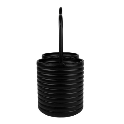 O-Handle Utensil Caddy Black Metal - Foreside Home & Garden 4 O-Handle Utensil Caddy Black Metal - Foreside Home & Garden - Image 4