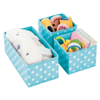 MDesign Kids Fabric Dresser Drawer And Closet Storage Organizer, Set Of 6 5 MDesign Kids Fabric Dresser Drawer And Closet Storage Organizer, Set Of 6 - Image 5