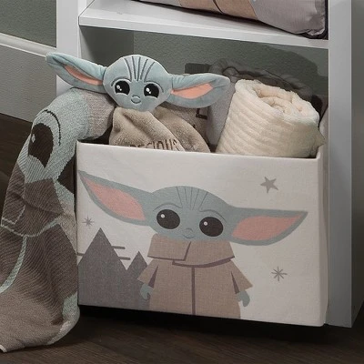 Lambs & Ivy Star Wars The Child Foldable Storage - Gray, Star Wars 3 Lambs & Ivy Star Wars The Child Foldable Storage - Gray, Star Wars - Image 3
