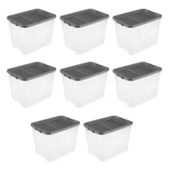 Sterilite 108 Qt. Clear Stacker Storage Container Tote W/ Latching Lid -IRIS Storage Deals Store GUEST 76ff4e0d 52e7 4409 b7d0 77c6572ee816