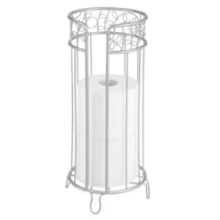 MDesign Decorative Metal Toilet Paper Storage Holder Stand, 3 Rolls -IRIS Storage Deals Store GUEST 77147304 9927 4845 84fa f152479056d9