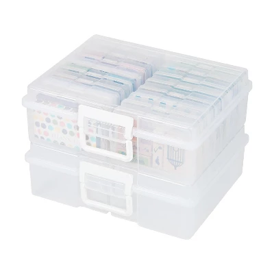 IRIS Craft Storage CasesClear (215626) 2 IRIS Craft Storage CasesClear (215626) - Image 2