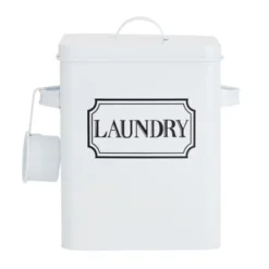 Farmlyn Creek Laundry Detergent Container For Powder, Beads, Pods, Laundry Canister With Scoop For Bathroom Organizing, 100 Oz Capacity, 7 X 9 X 6 In -IRIS Storage Deals Store GUEST 77fc2410 0bcb 4099 9505 d28f3adbc61c