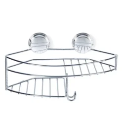 Stick N Lock Plus Kroma Combo Shower Basket Chrome - Better Living Products