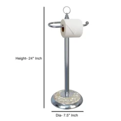 Freestanding Toilet Tissue Holder Chrome/MOP - Nu Steel 6 Freestanding Toilet Tissue Holder Chrome/MOP - Nu Steel -IRIS Storage Deals Store GUEST 79549629 de4e 4bf7 a732 2f1a79aaa1dd
