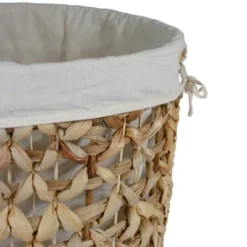 Northlight 16" Natural Woven Laundry Hamper Basket With Cotton Liner And Lid -IRIS Storage Deals Store GUEST 7a8bbaa2 ba03 47f6 b877 f28c359aaffa