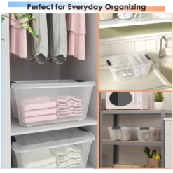 Costway 12 Pack Latch Stack Storage Box Tubs Bins Latches Handles -IRIS Storage Deals Store GUEST 7c020a97 1a5e 4dc4 8dc3 f78e6316db40