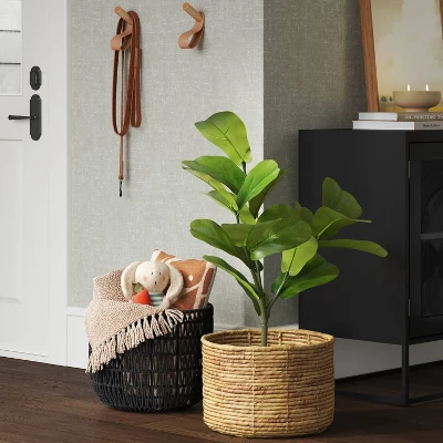 Rope Basket Black - Threshold™ 1 Rope Basket Black - Threshold™