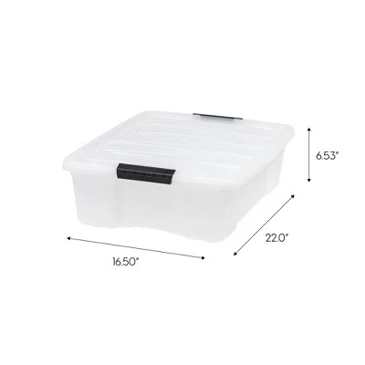 IRIS USA Plastic Storage Bin With Lid And Secure Latching Buckles 6 IRIS USA Plastic Storage Bin With Lid And Secure Latching Buckles - Image 6