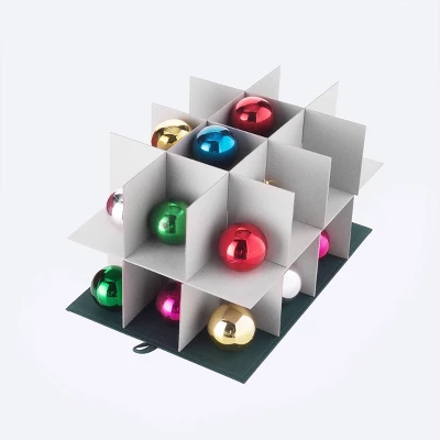 Elf Stor Christmas Ornament Storage Chest Green 2 Elf Stor Christmas Ornament Storage Chest Green - Image 2