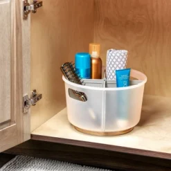 Divided Tote Frost/Gray - Madesmart 7 Divided Tote Frost/Gray - Madesmart -IRIS Storage Deals Store GUEST 7db84519 6c87 4d76 aefe 908f3d6ad94e