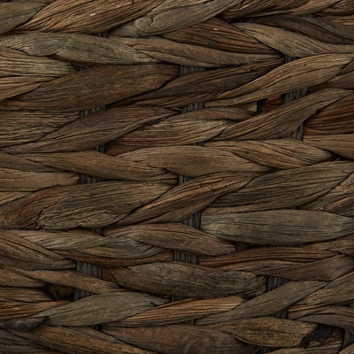 Design Imports Set Of 3 Hyacinth Baskets Gray Wash 5 Design Imports Set Of 3 Hyacinth Baskets Gray Wash - Image 5