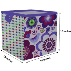 Bacati - Botanical Purple Storage Box Small -IRIS Storage Deals Store GUEST 7ea3893e d496 4c87 a62c 57e6eec2ffdd