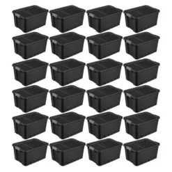 Sterilite Storage System Solution With 19 Gallon Heavy Duty Stackable Storage Box Container Totes With Grey Latching Lid For Home Organization -IRIS Storage Deals Store GUEST 7ef8cb4d 074e 4307 948f 99a51e5f90b4