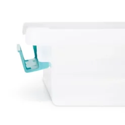 Sterilite 6 Quart Clear Latch Lid Stackable Storage Box Tote, 12 Pack, And Small Clear Latch Lid File Clip Box, 12 Pack For Household Organization -IRIS Storage Deals Store GUEST 80229311 2815 4d41 bce6 ec71a7ea1241