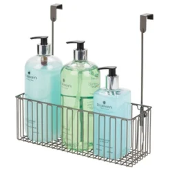 MDesign Metal Hanging Over Cabinet Bathroom Storage Organizer Basket -IRIS Storage Deals Store GUEST 805ef046 01c3 450c ab07 a1ccbc4cb303