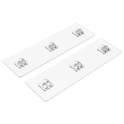 GeekDigg Adhesive Sticker For No Drilling Shower Caddy - Clear 1 GeekDigg Adhesive Sticker For No Drilling Shower Caddy - Clear