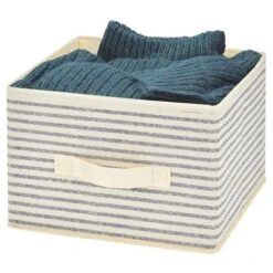 MDesign Soft Fabric Closet Storage Organizer Cube Bin, 4 Pack -IRIS Storage Deals Store GUEST 80b447a1 b69f 4dfc bf6a c20ca0abb9ea
