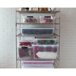 Rubbermaid Cleverstore Home/Office Organization 71 Quart Latching Plastic Storage Tote Container Box Bin With Lid, Clear (8 Pack) -IRIS Storage Deals Store GUEST 831ac17e 0c2f 4db1 857c 7cfde2308dc0