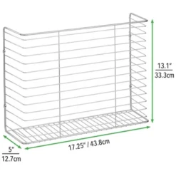 MDesign Metal Wall Mount Magazine Holder, Storage Organizer Rack 13 MDesign Metal Wall Mount Magazine Holder, Storage Organizer Rack -IRIS Storage Deals Store GUEST 837a28cb 6104 4018 a2a0 23a4ae184ceb
