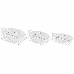 Vintiquewise Seagrass Fruit Bread Basket Tray With Handles 13 Vintiquewise Seagrass Fruit Bread Basket Tray With Handles -IRIS Storage Deals Store GUEST 838d92c1 8901 4b31 9a59 fcdd2255016c