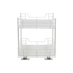 Household Essentials 15" 2-Tier Pantry Organizer White -IRIS Storage Deals Store GUEST 83d57ed8 bb7f 42c7 bede 907e9bba6cc2