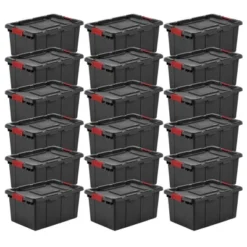 Sterilite 15 Gallon Stackable Industrial Tote With Latches, Tie Down Holes, And Indexed Lids For Heavy-Duty Storage Needs 13 Sterilite 15 Gallon Stackable Industrial Tote With Latches, Tie Down Holes, And Indexed Lids For Heavy-Duty Storage Needs -IRIS Storage Deals Store GUEST 843dd9e8 e3a1 47b7 95ca 66c7257053aa