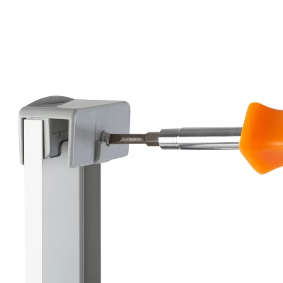 Two Tier Jumbo Aluminum Glass Wall Mounted Shower Caddy Clear - Bath Bliss 3 Two Tier Jumbo Aluminum Glass Wall Mounted Shower Caddy Clear - Bath Bliss - Image 3