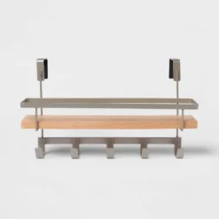 Shelf Rack With 5 Hooks - Brightroom™ -IRIS Storage Deals Store GUEST 853bdf41 ebc4 4517 bfd7 fb3b0039943d