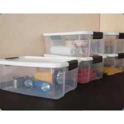 Sterilite 4 Sets Of 116-Quart & 6 Sets Of 18-Quart Heavy-Duty Stackable Clear Latch Lid Storage Container Tote For Home Organization -IRIS Storage Deals Store GUEST 857f54ec aec4 493e a4a0 f69caa8463f8