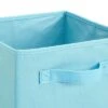ClosetMaid Cubeicals Fabric Storage Drawer Organizer Bin With Handle For Clothing, Toys, And Home Or Office Accessories, Light Blue