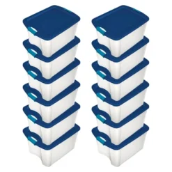Sterilite 18 Gallon Stackable Latch And Carry Plastic Storage Container With Indexed Lids For Home, Office, Closet, Playroom, & Garage -IRIS Storage Deals Store GUEST 868a4716 c483 41a6 8f0d bf0029c8e7e2