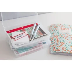 IRIS USA 10 Pack 5" X 7" Photo Storage And Embellishment Craft Case, Clear -IRIS Storage Deals Store GUEST 868f83a4 ec96 44d2 acf2 be766870b25b