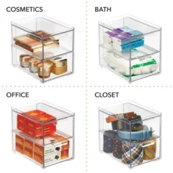 MDesign Stackable Plastic Storage Closet Bin Boxes With Pull-Out Drawers -IRIS Storage Deals Store GUEST 869389be 3247 4f32 932b 3ee2cf57586d
