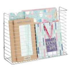 MDesign Metal Wall Mount Magazine Holder, Storage Organizer Rack 15 MDesign Metal Wall Mount Magazine Holder, Storage Organizer Rack -IRIS Storage Deals Store GUEST 86eea313 560f 49d7 8ee9 a680494c90a1