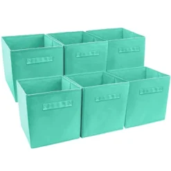Sorbus 11 Inch Cube Storage Organizer Bins - 6 Pack -IRIS Storage Deals Store GUEST 871be7cc 1dd4 4d92 a9b1 0b31fd4a5a68