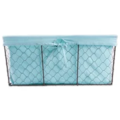 Design Imports Set Of 5 Rustic Bronze Chicken Wire Liner Baskets Aqua 12 Design Imports Set Of 5 Rustic Bronze Chicken Wire Liner Baskets Aqua -IRIS Storage Deals Store GUEST 87addb40 801f 4e28 9bfc 1d7e44e367f4